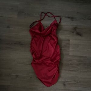 SHEIN Red Mini Dress